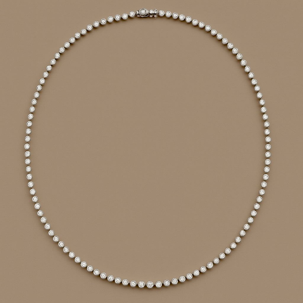 Collana tennis castoni