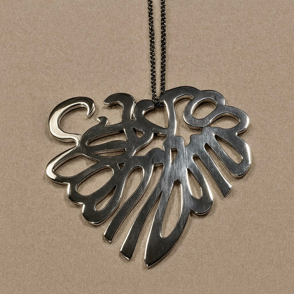 Ciondolo lastra cuore nome - Puntodgioielli