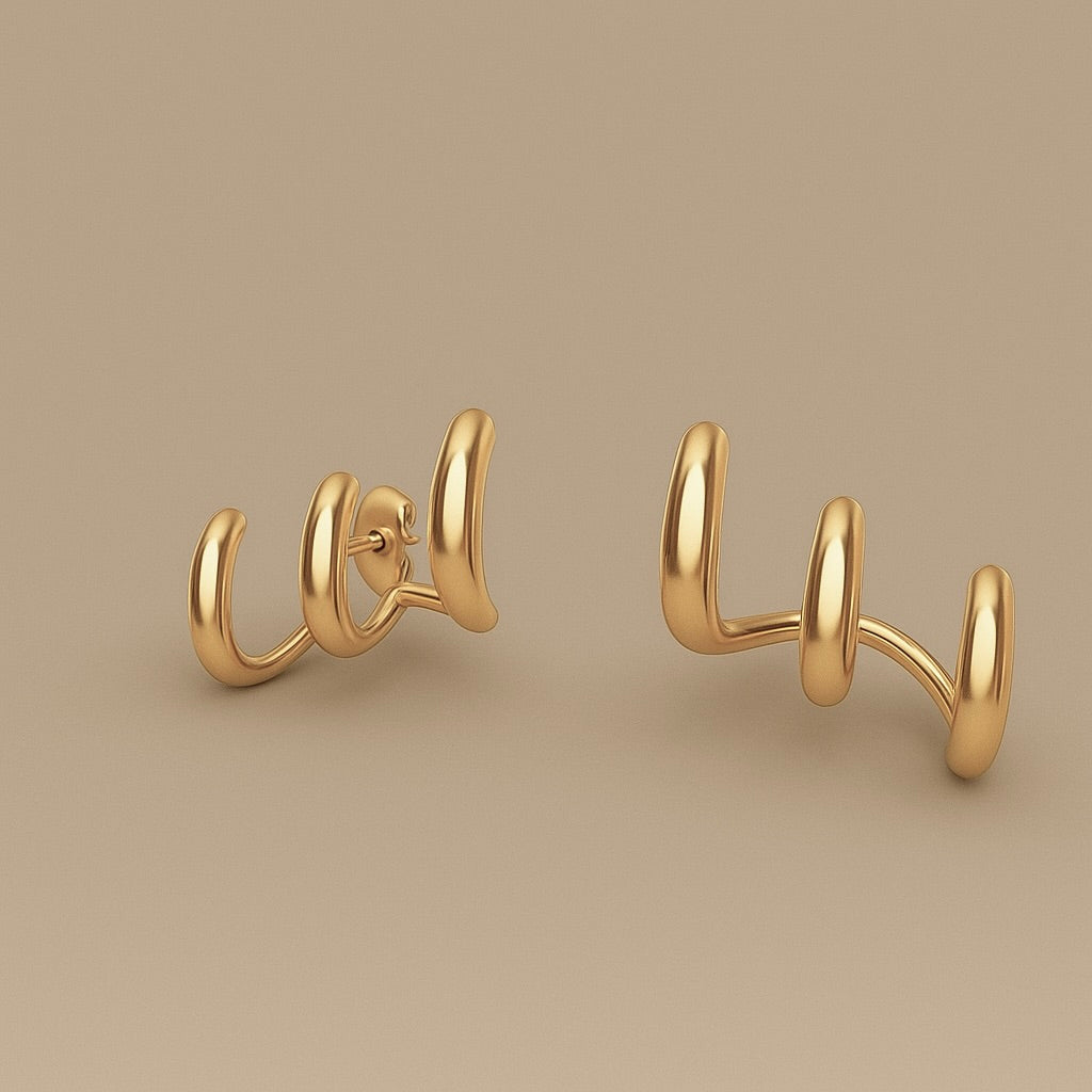 orecchino a tre cerchietti