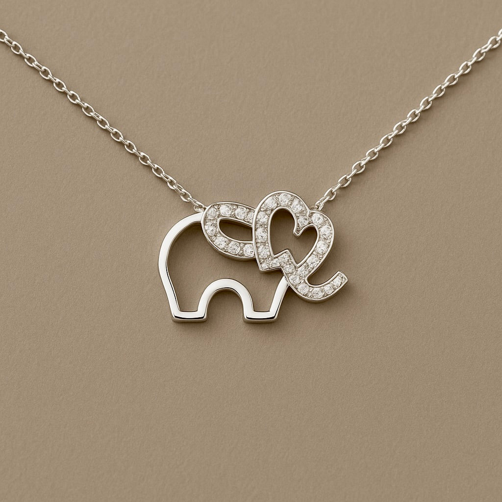 Ciondolo elefante 18kt