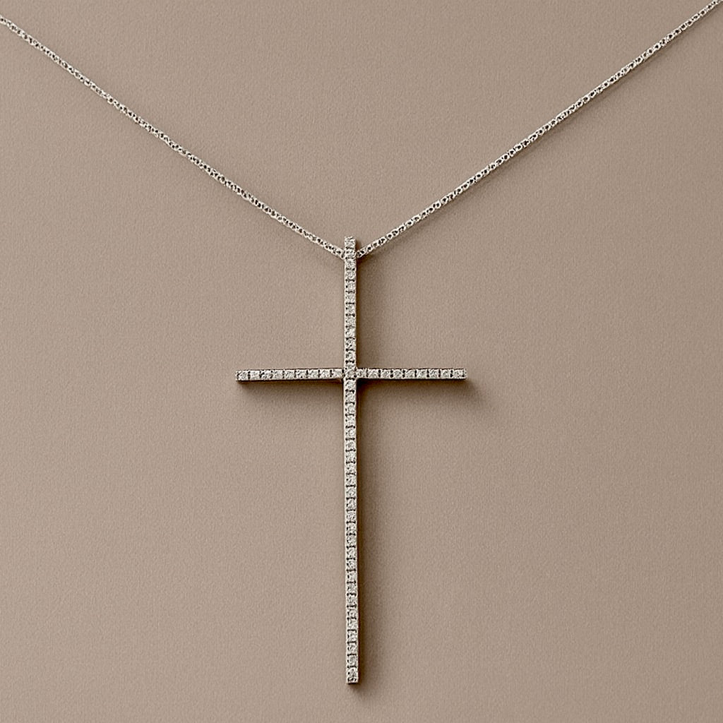 Ciondolo croce griffe