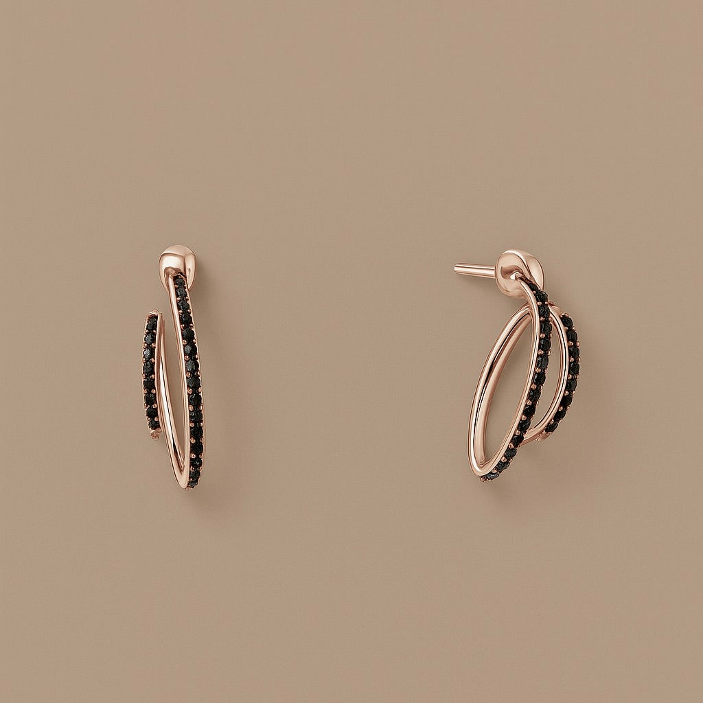 Orecchini cerchio ellisse