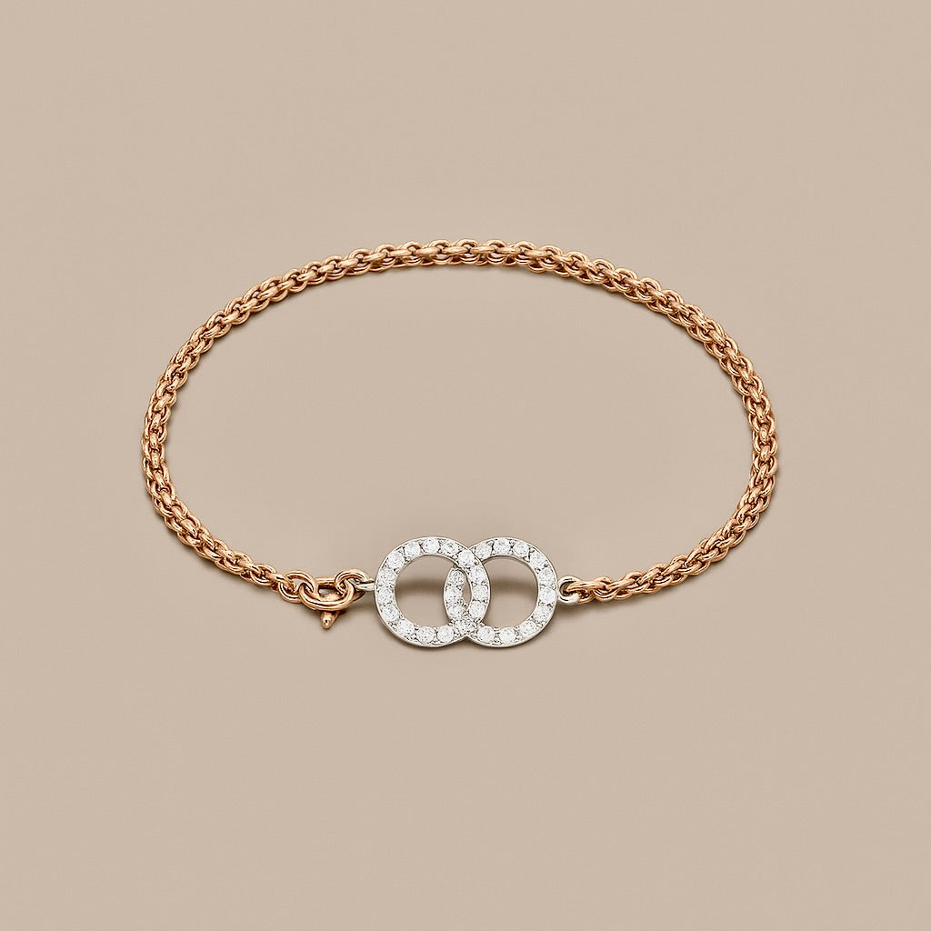 2 cerchi oro 9kt diamanti