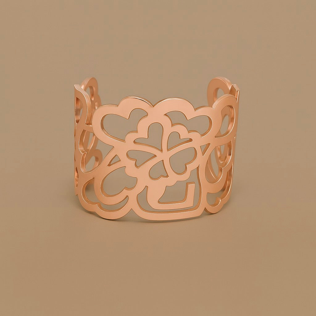 Bracciale lastra cuori