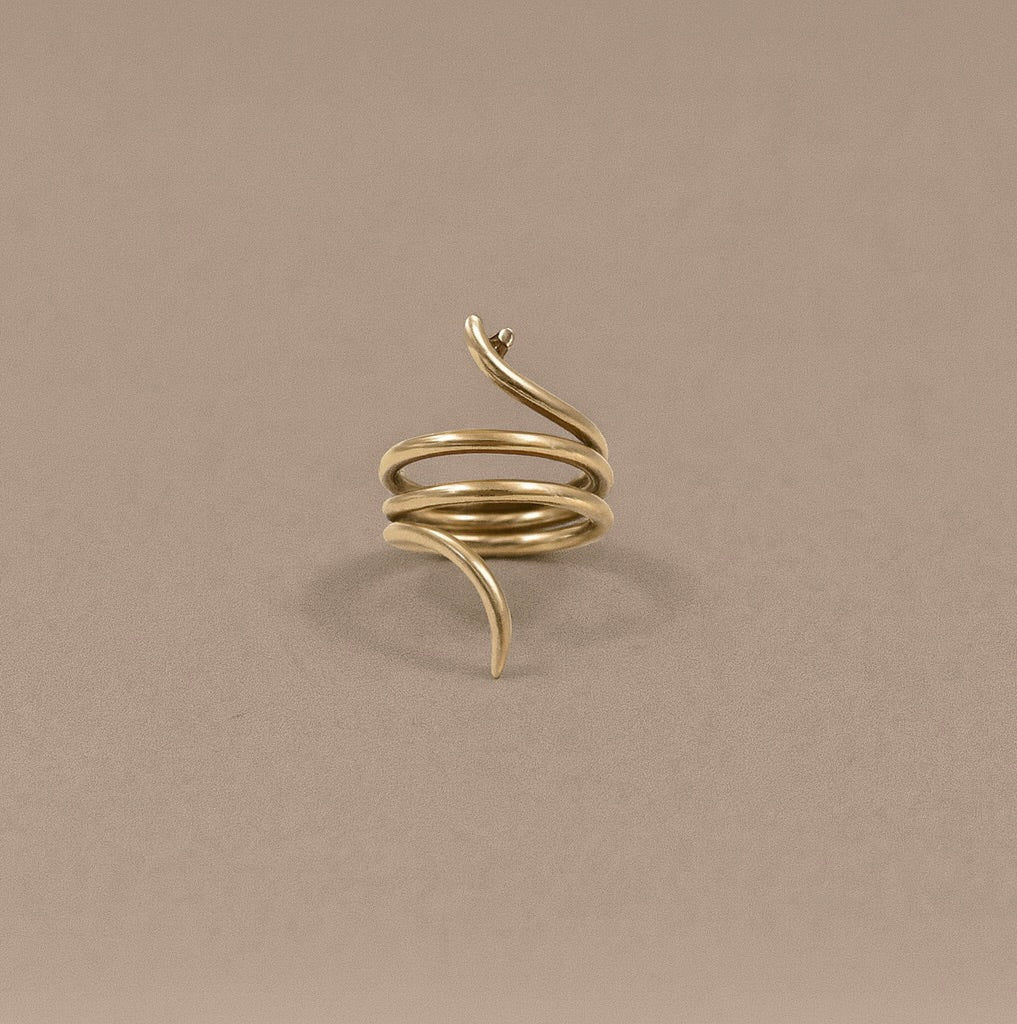 Anello argento spirale