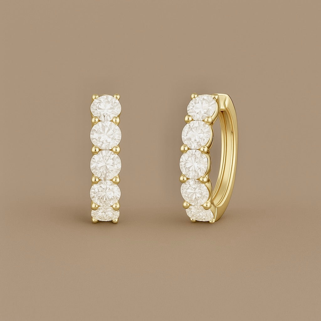 orecchini cerchio griffe