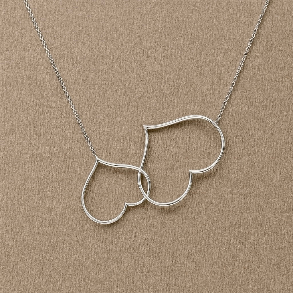 Ciondolo cuore intrecciato