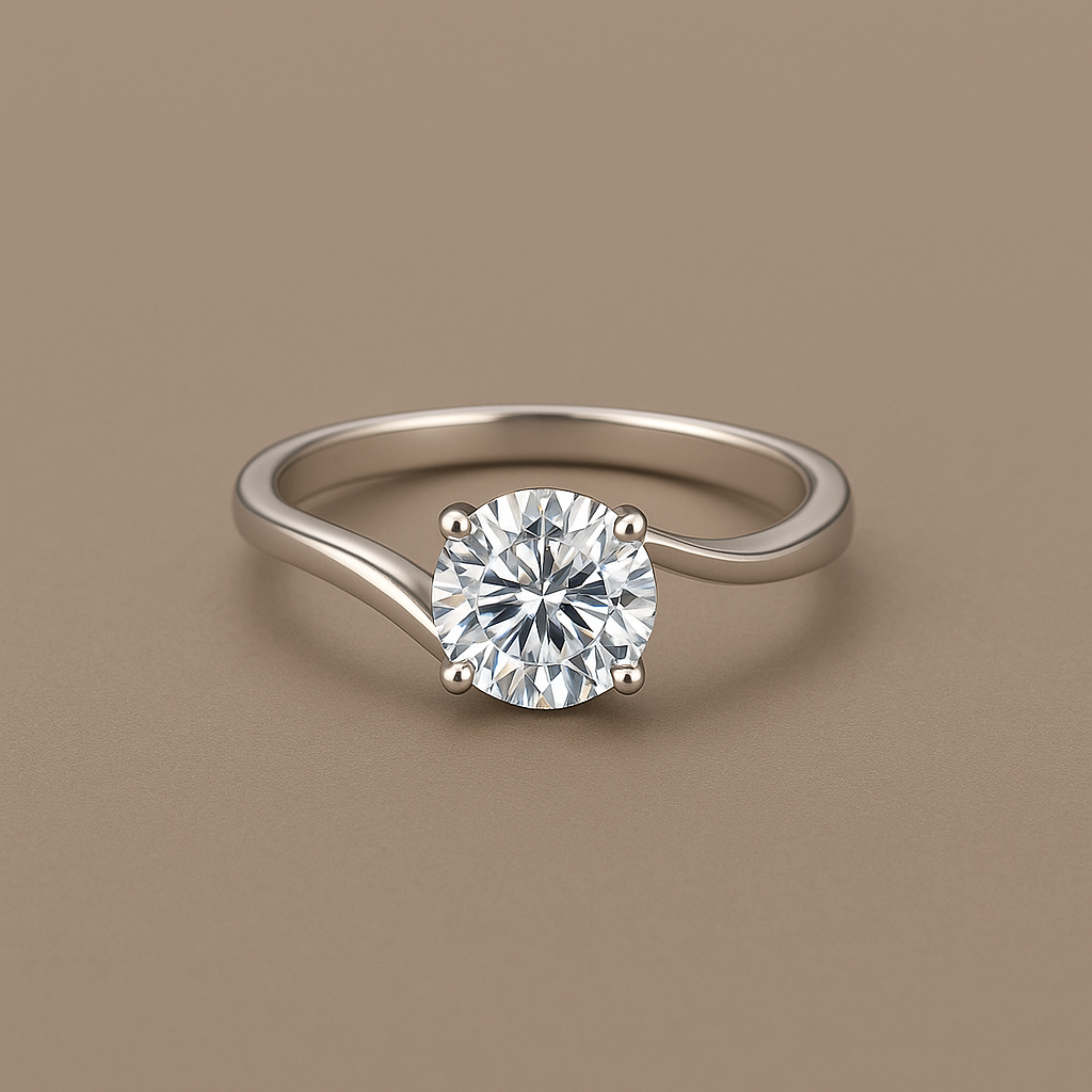 Anello solitario "Valentino"