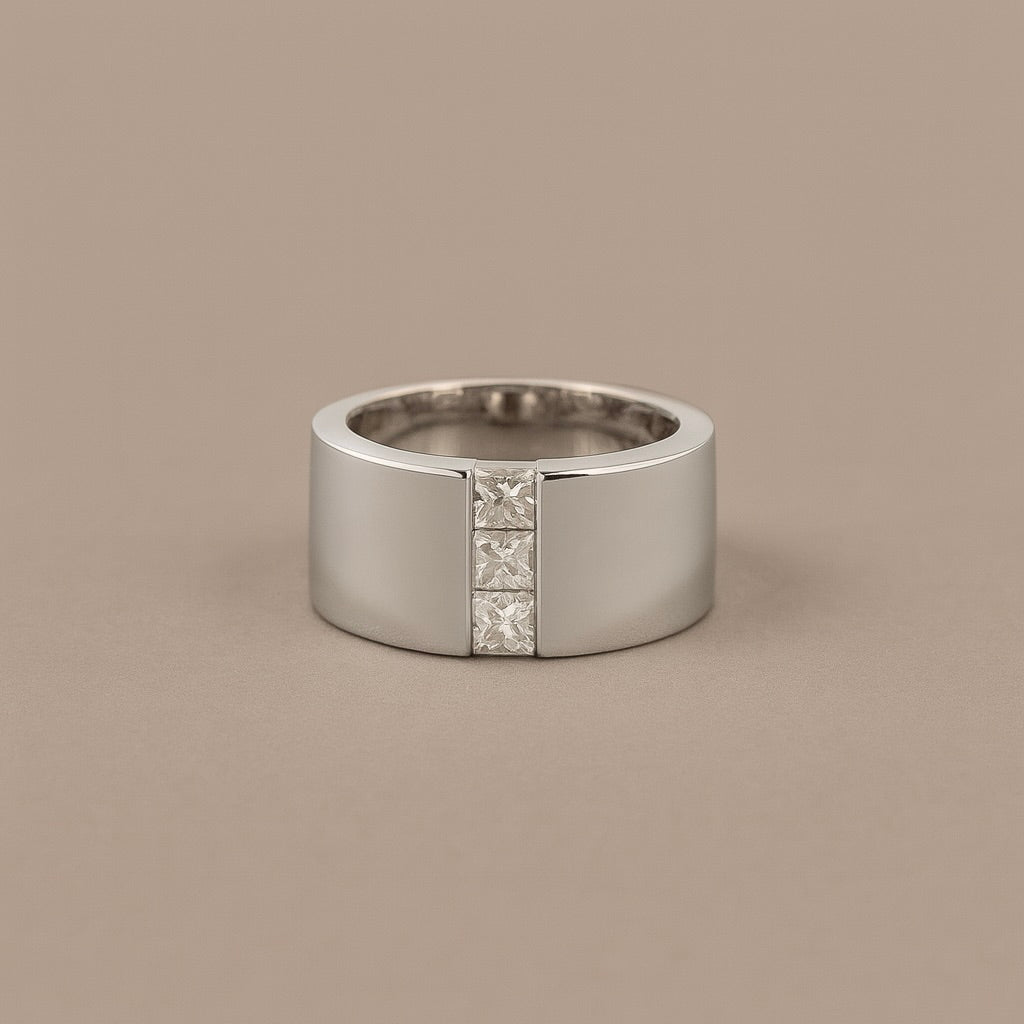 Anello oro 18kt trilogy