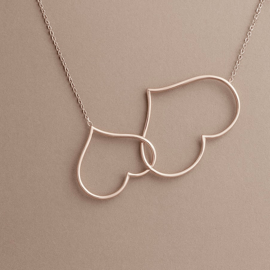 Ciondolo cuore intrecciato