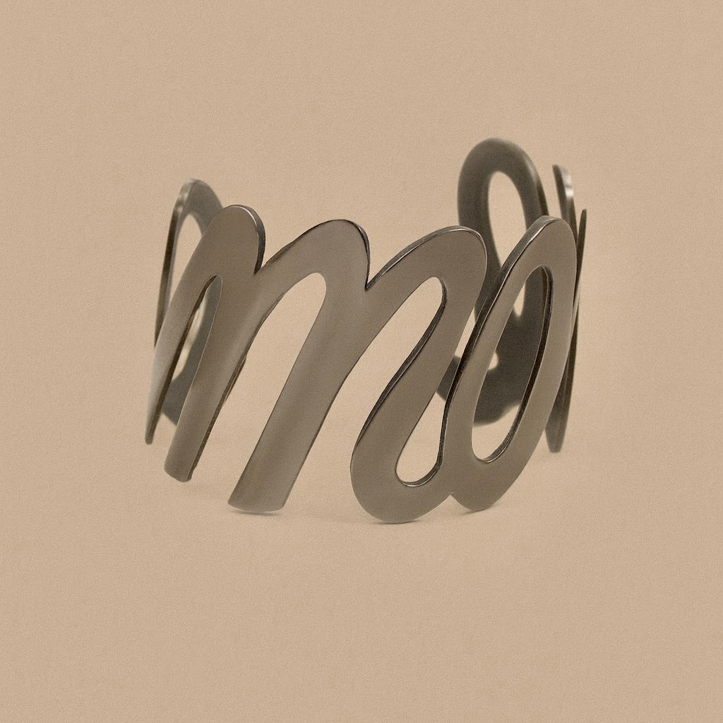 Bracciale amore corsivo brunito