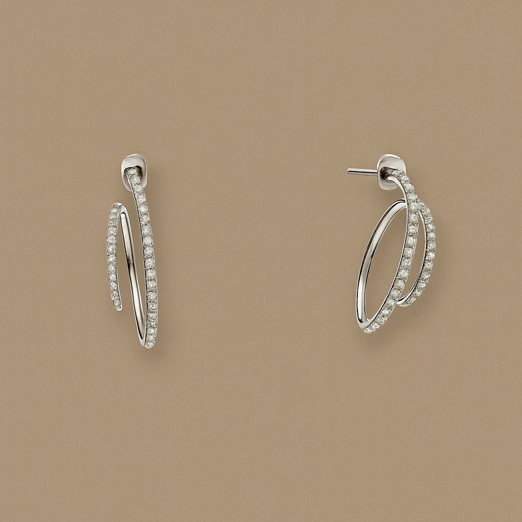 Orecchini cerchio ellisse