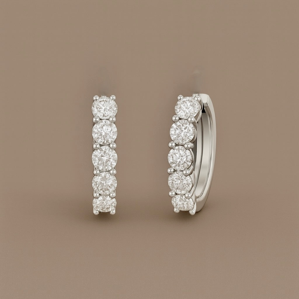 orecchini cerchio griffe