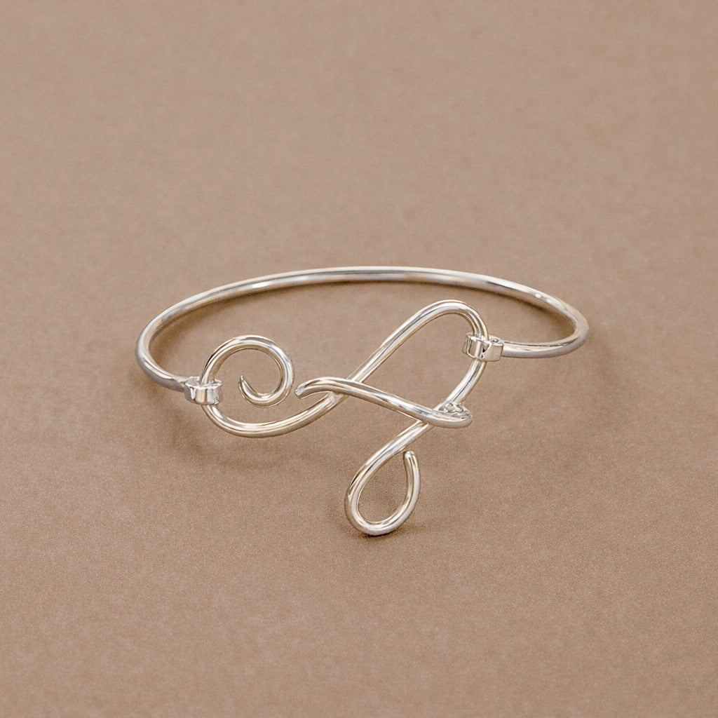 Bracciale argento iniziale - Puntodgioielli