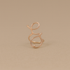 Anello oro 9kt iniziale "G"