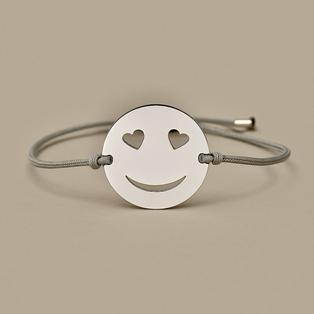 Bracciale Smile occhi a cuore