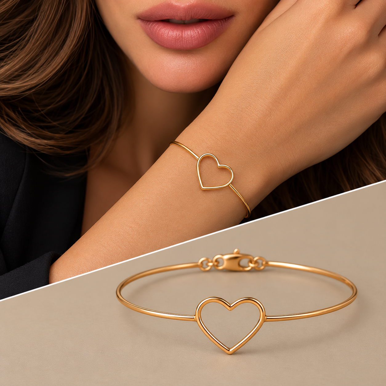 Bracciale filo cuore