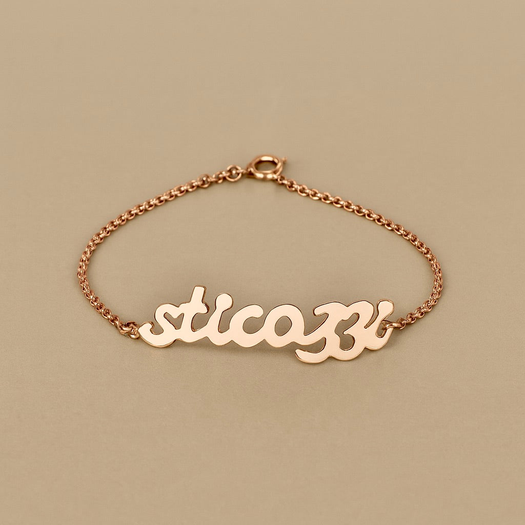 Bracciale "STICAZZI" 9KT