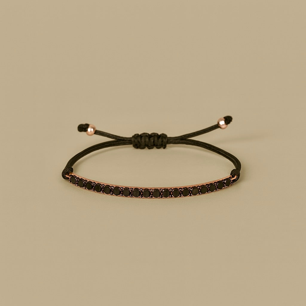 Bracciale tennis con cordino