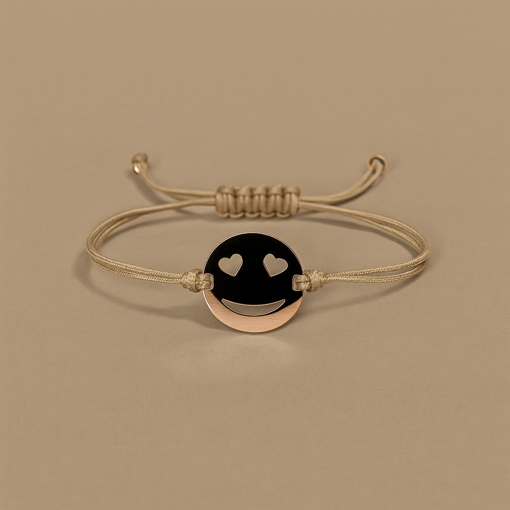 Bracciale Smile occhi a cuore