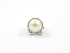 Anello oro 18kt  diamanti & perla con fancy - Puntodgioielli