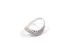 Anello oro 18kt riviera onda diamanti white - Puntodgioielli