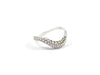 Anello oro 18kt riviera onda diamanti white - Puntodgioielli