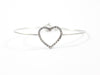 Bracciale oro 9kt cuore diamanti - Puntodgioielli