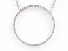 Ciondolo cerchio oro 18kt diamanti - Puntodgioielli