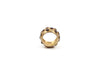 Anello fascia satinato dorato - Puntodgioielli