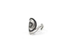 Anello vortice argento diamanti black - Puntodgioielli