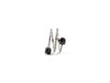 Anello oro 18kt spirale diamanti white con diamanti black - Puntodgioielli